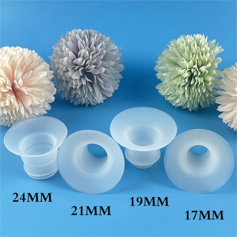 Convenient Breast Pump Flange Adaptor Ergonomic Breast Pump Horn Converter 4 Sizes Optimize Your Pumping Convenience A2UB