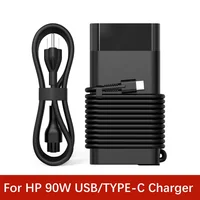 New Replacement HP 90W USB C TYPE-C Laptop Charger Power Adapter For HP Spectre x360,904144-850 Elitebook x360 1040 G5 1040 G4