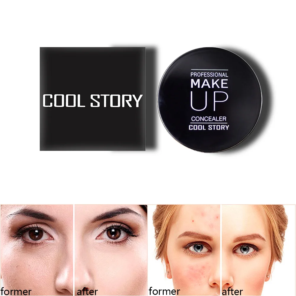 Professional Waterproof Concealer Cream For Dark Circles Scars_voghion.com