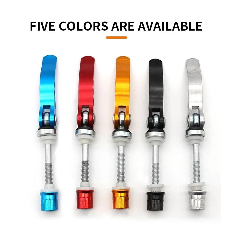 1Piece Bicycle Quick Release Lever Aluminium Bike Seat Post Clamp Seatpost Mountain Bike Seat Tube Clamp Bicycle Accessories