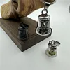 Golden Silver Plated Thor Necklace 316L Stainless Steel Jewelry Punk Biker New Polishing Bell Pendant 6