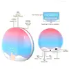 Gentle Wake Up Alarm Clock With Simulated Sunrising And Rainbow Color Lighting Touch Controlled Supported Led Lamp F0T6 5