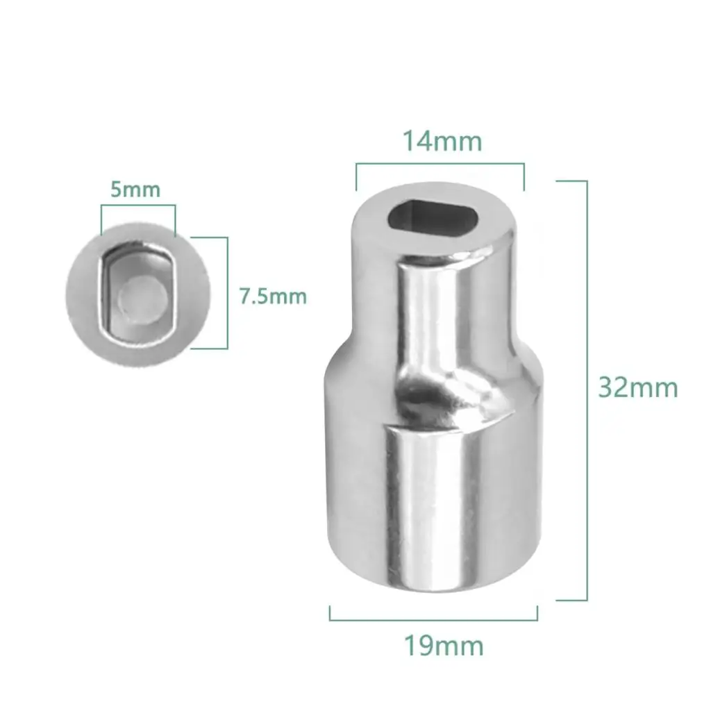 Shock Absorber Socket 3/8 Drive Remove & Replace Shock Absorbers Fit the &ldquo;Double D&rdquo; Stem Tools for GM Cars shock absorber socket