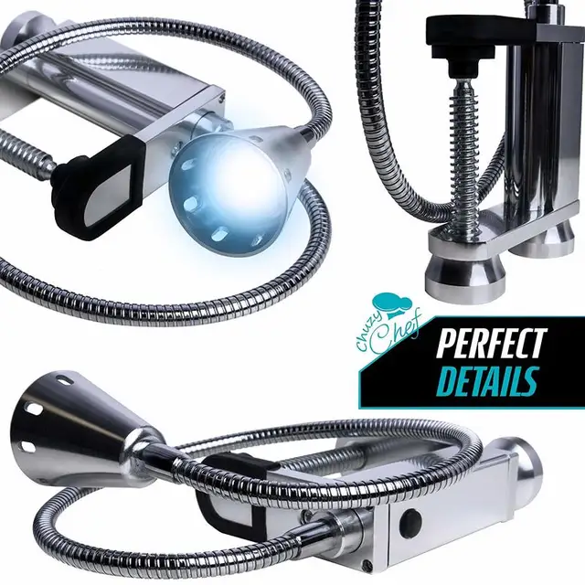 Mágneses Bbq Led Grill Light Állítható 360 Fokos Rugalmas Gooseneck Csavarbilincs A Party Iroda Kültéri Beltéri Barbeque Szerszámokhoz - Image 6