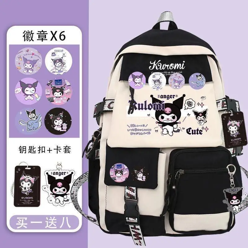 

Hello kitty Sanrio schoolbag girl elementary school student third to sixth grade junior high school cartoon cute Kuromi backpack