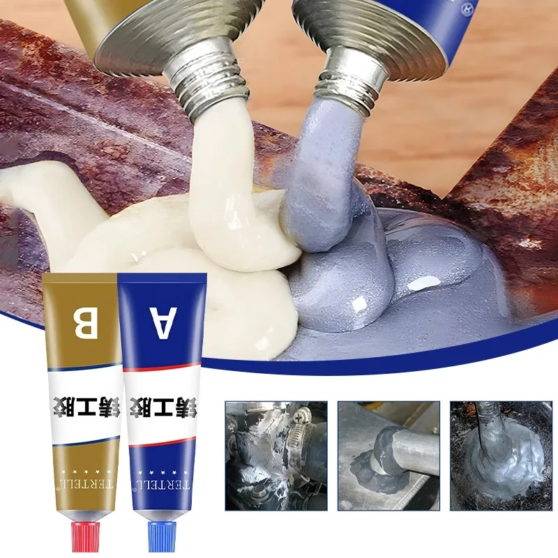 

Термостойкий клей для ремонта металла, водонепроницаемый клей для холодной сварки, клей для ремонта пластика, литья, высокопрочный клей-герметик AB