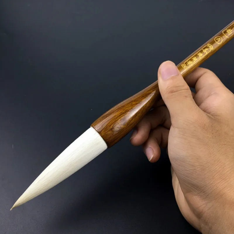 Chinese Calligraphy Painting Brush Pen Long Woolen Hair Large Hopper-shaped Couplets Writing Brush Pen Chinese Calligraphie paint brush calligraphy brush