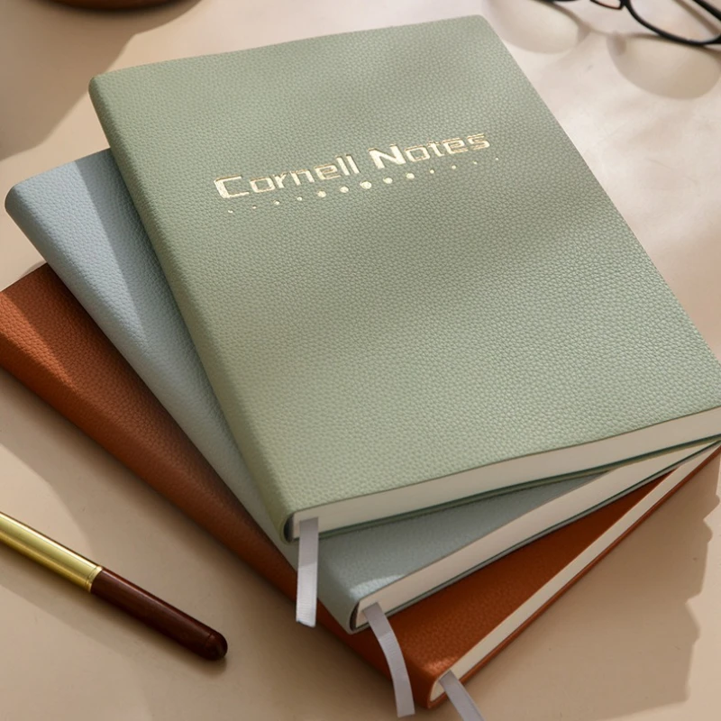 Soft Leather Large Notebook for Study Office Journaling