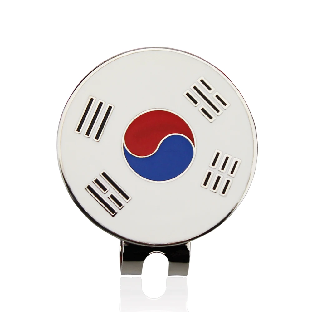 Golf Ball Mark Golf Hat Clip 1Pcs Golf Ball Marker Golf Cap Clips Magnet Mark Ball Position Removable Metal Men Women Accessories