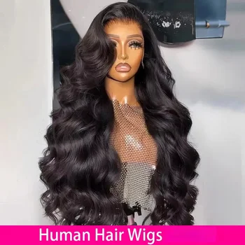 40 Inch Body Wave Human Hair Wigs 13x6 Hd Lace Frontal Wig Brazilian Pre Plucked Lace For Women 13x4 Lace Front Wigs 250 Density 1