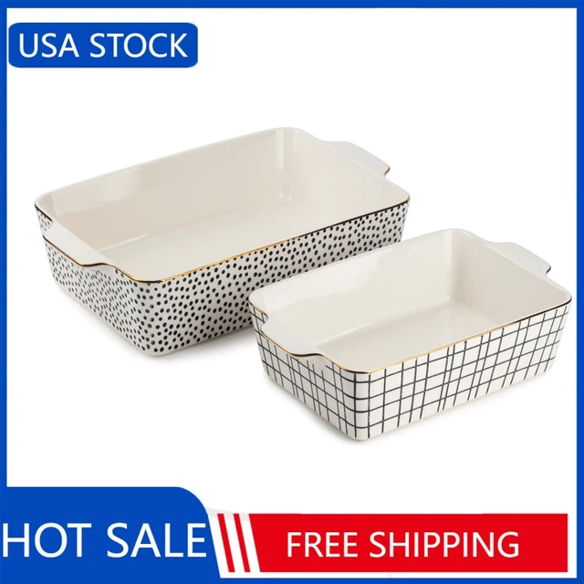 Stone Rectangular Baker With Tray - Shop