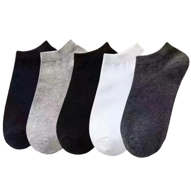 

Brand 5 Pairs Sell Men Socks Cotton High Quality Casual Breathable Boat Socks Short Men Socks Summer Male Socks Men