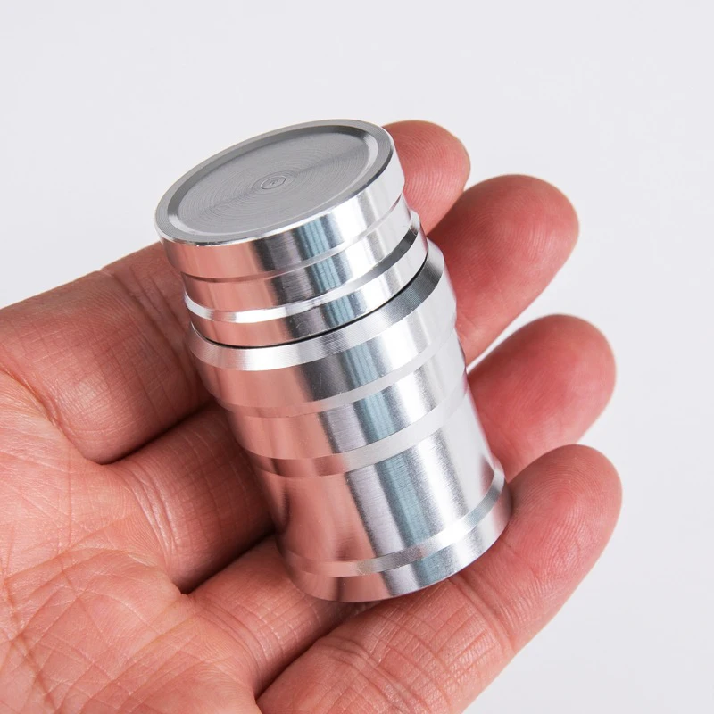 Compact Aluminum Alloy Mini Alcohol Lamp for Outdoor Survival and Camping Adventures