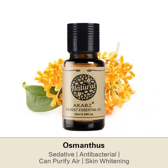 AKARZ Osmanthus Essential Oil Sedative, Antibacterial,Can Purify Air