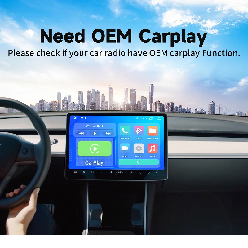 ITIDU Adaptador Carplay inalámbrico, estilo 2024 para Apple OEM con cable  CarPlay, convento con cable a Dongle inalámbrico CarPlay para automóvil con