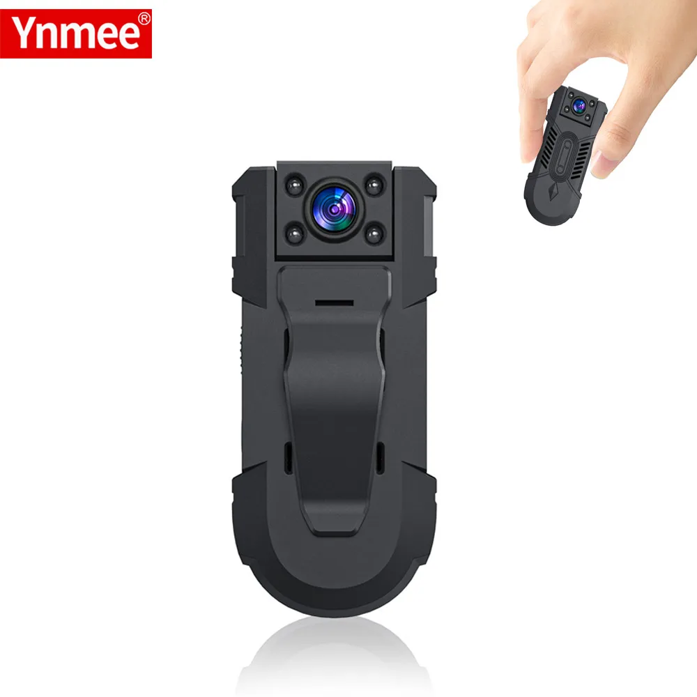 

Ynmee HD 1080P Body Mini Camera Portable Small Digital Video Recorder Night Vision Sport DV Miniature Camcorder Police Camares
