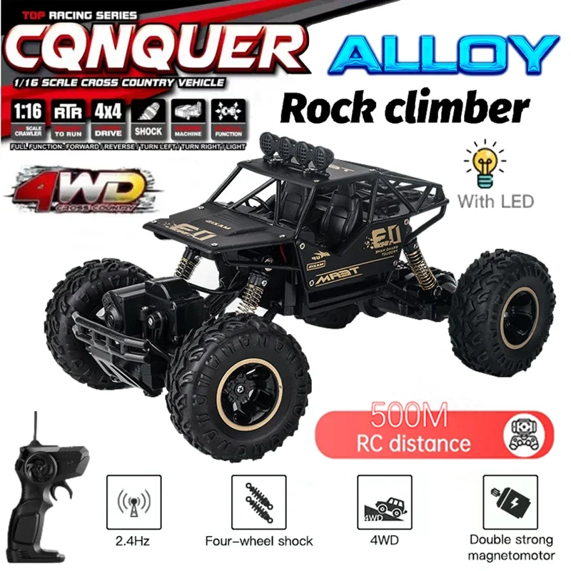 3D Metal Puzzle RC Off-Road Truck Kit - 1292PCS DIY Mechanical Assembly Model For Adults (16+)