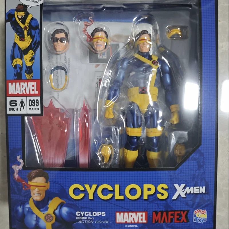マーベルメディコムオリジナルおもちゃ,mafex 099,cyclopsコミックver 