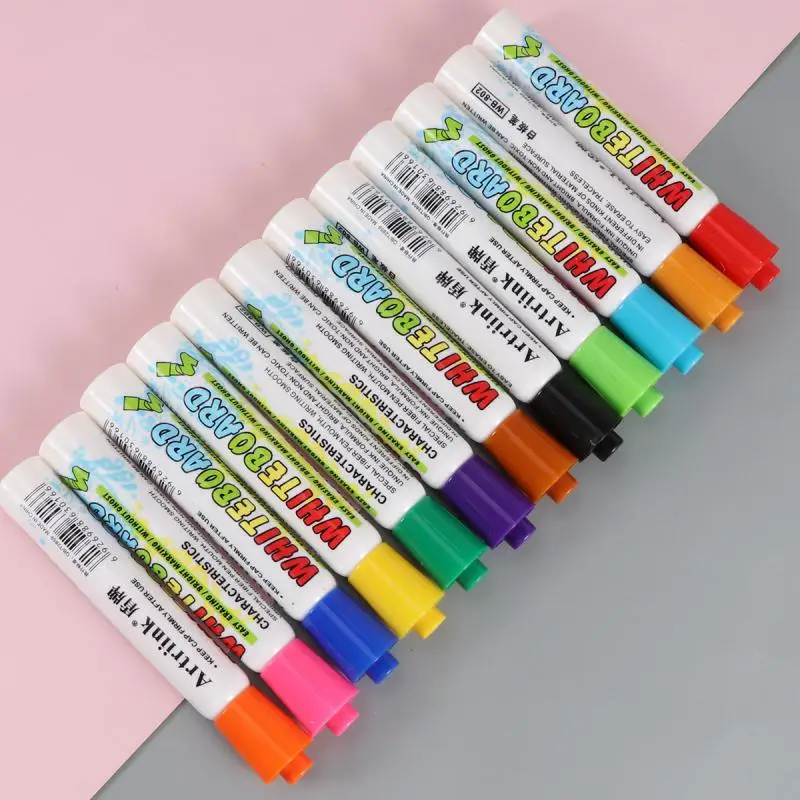 Canetas de Marcador Apagáveis dos Pces Canetas de Escrita e Desenho para o Escritório da Escola de Quadro Caixas Quadro Branco 2 - 24 6 Computers & Electronics