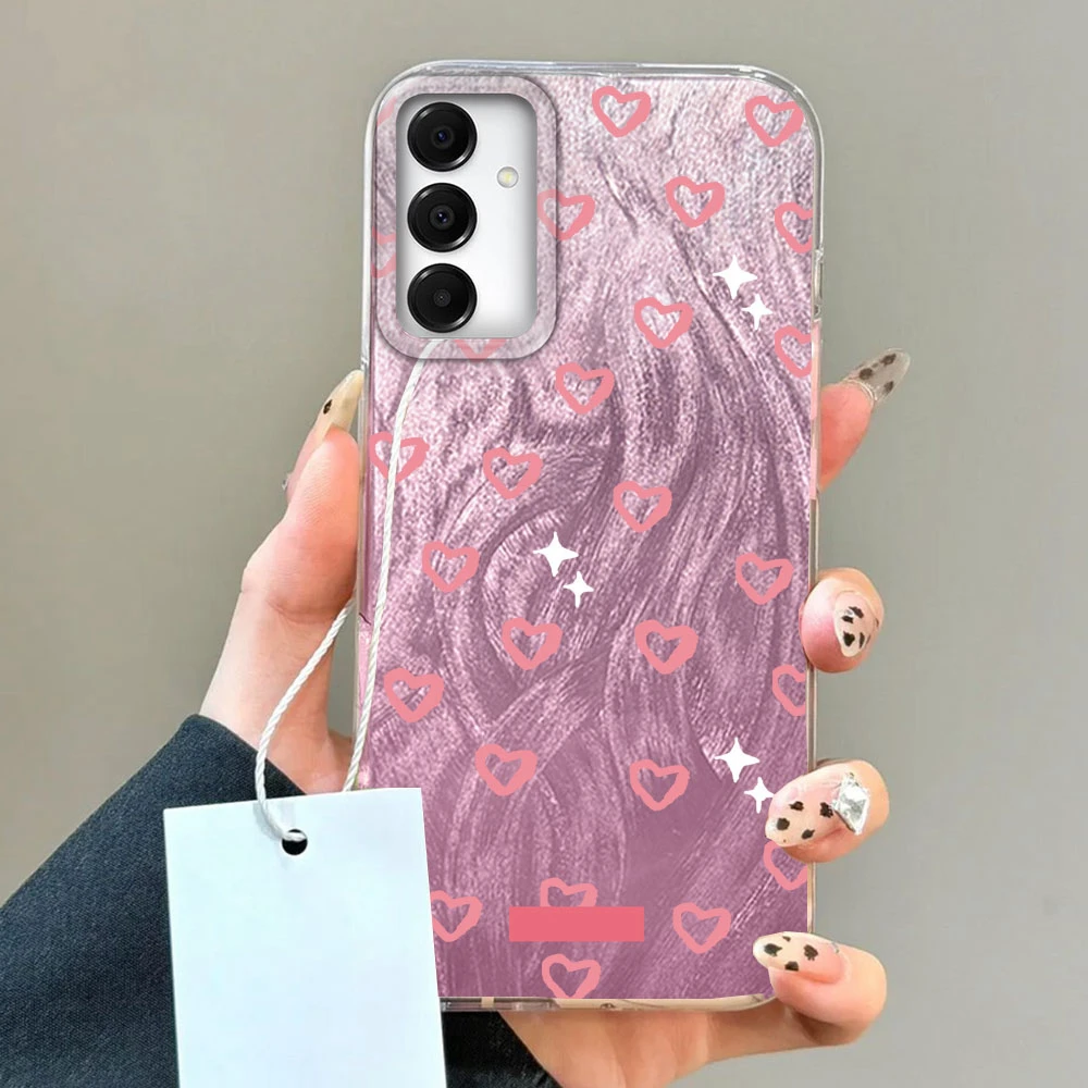 Charming Pink Heart Silicone Phone Case - Adorable & Protective Back Cover