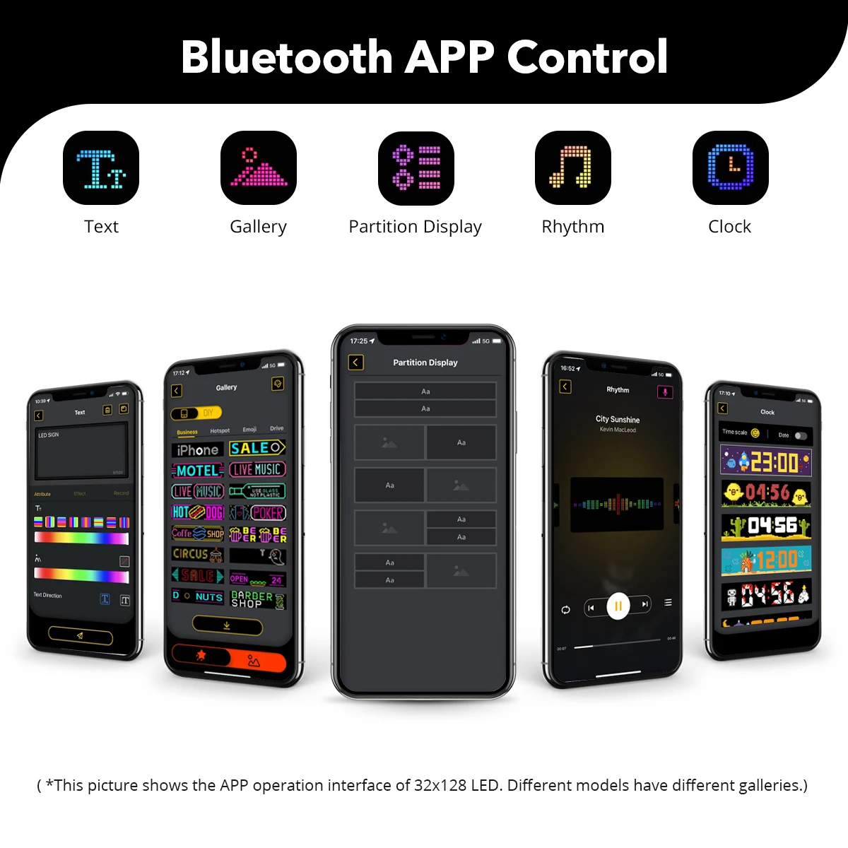 لوحة إعلانات LED مصفوفة RGB