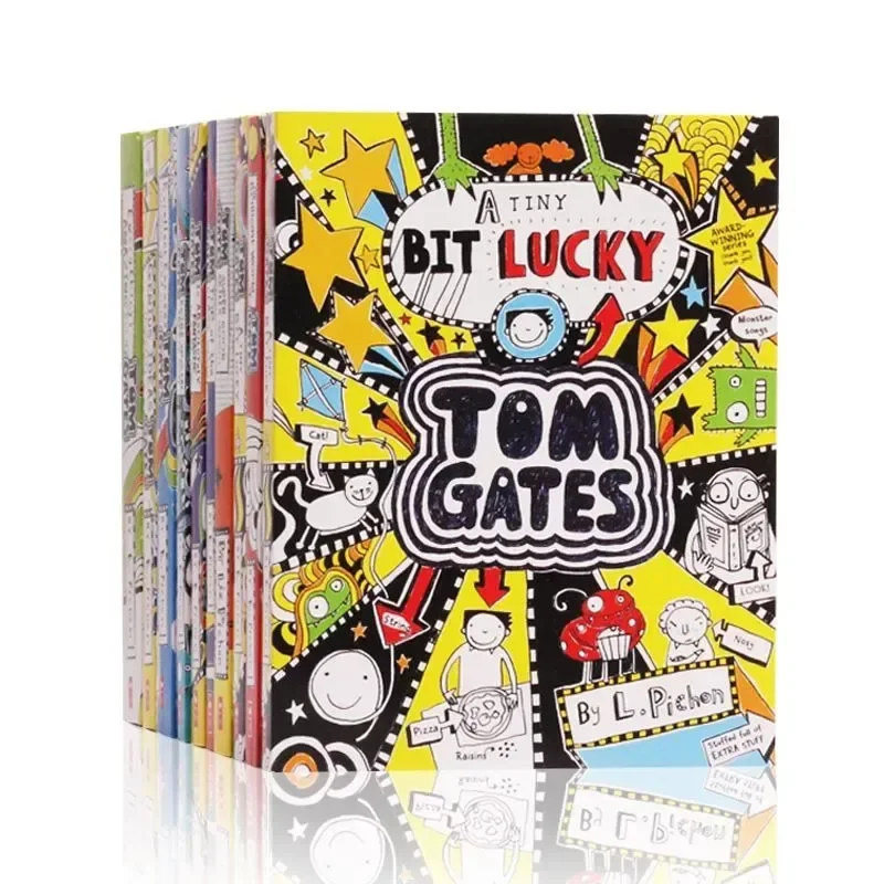 

10 Books/Set Doodle Genius Tom Gates Extra Special English Educational Poor Handwriting Cartoon Comic Book Libros