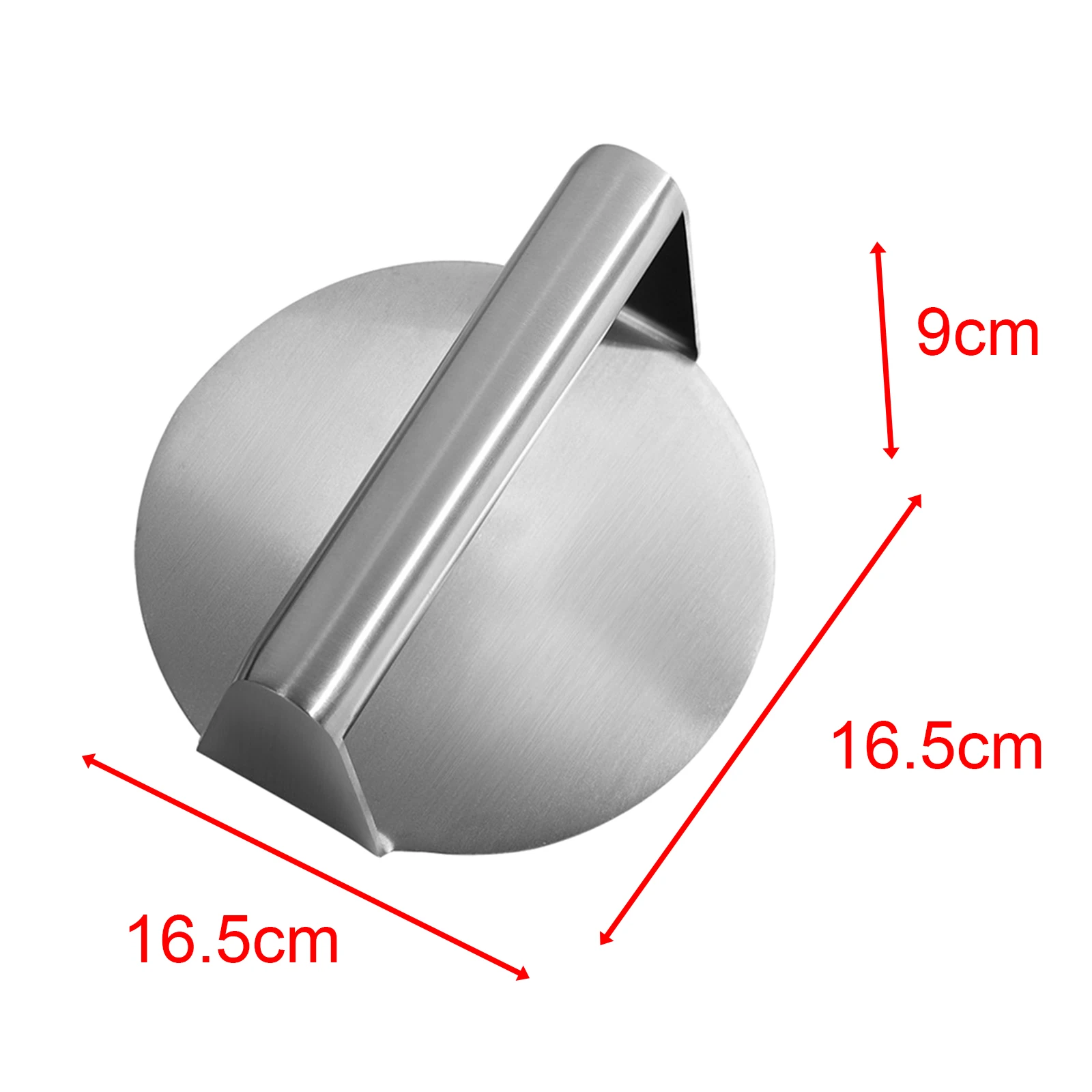 Stainless Steel Kitchen Burger Press Manual Nonstick Meat Smasher Barbecue Hamburger Press Patty Maker Tool Silver burger press
