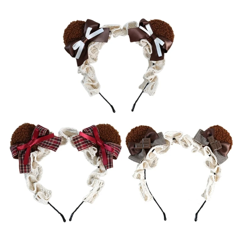 

Ободок для волос в форме медведя из мультфильма для детей и взрослых