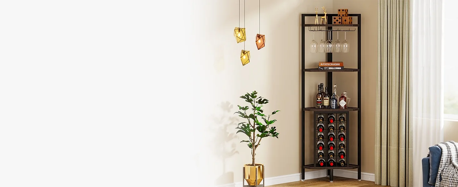 Corner Wine Rack