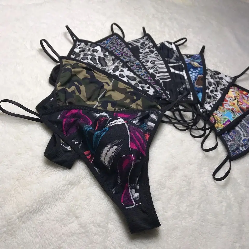 5PCS Fashion Sexy Sexy Lace Mesh Transparent Men's Bag Temptation Nude Feel Large Size Men's Briefs sissy panties for men