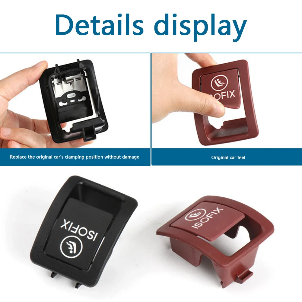 2059200513 Auto Rear Child Safe Seat ISOFIX Switch Cover for Mercedes Benz W205 W117 W176 W156 C-Class 2015-2021 Car Accessories