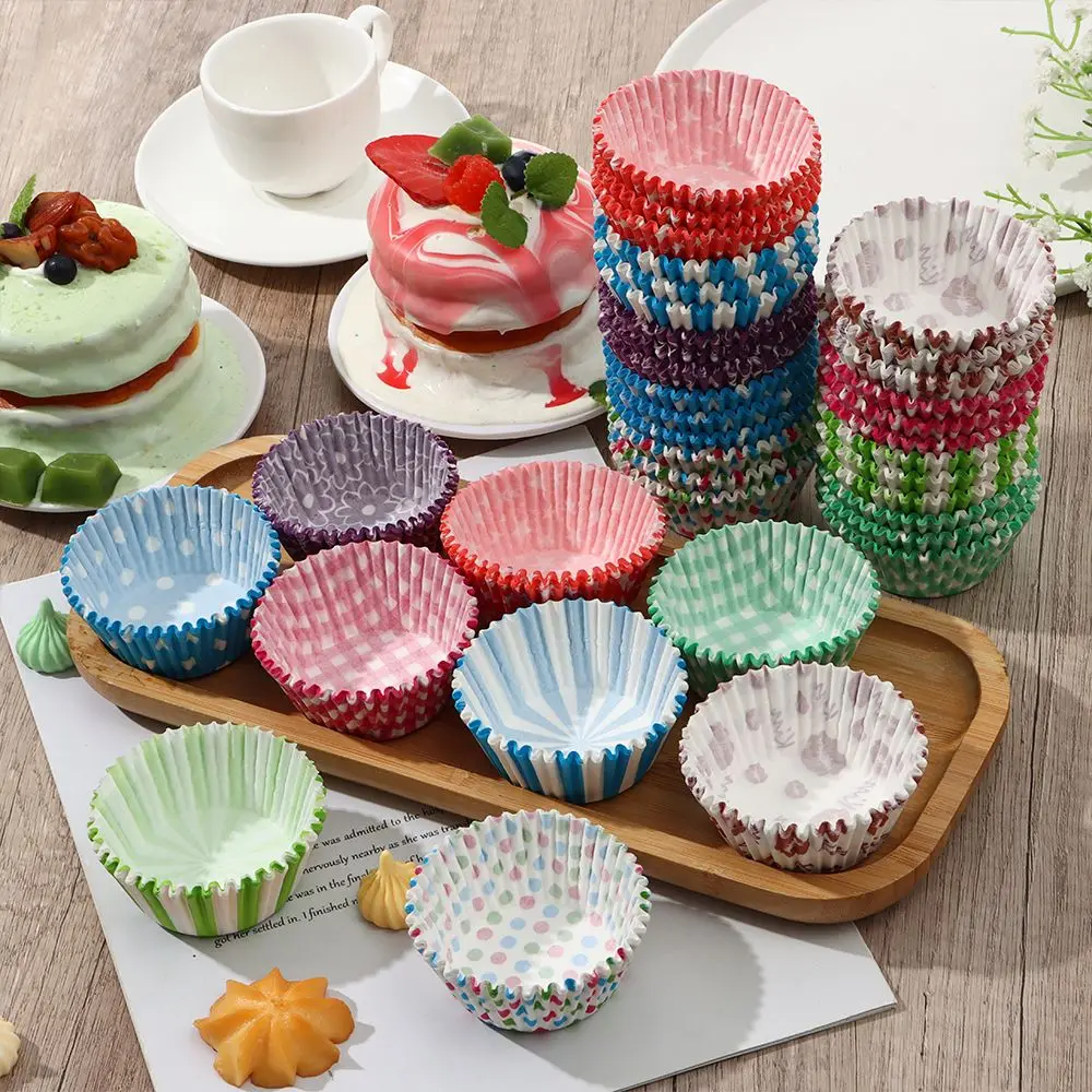 100Pcs CupCake Cake Mold Baking Tools Oil Proof Paper Holder