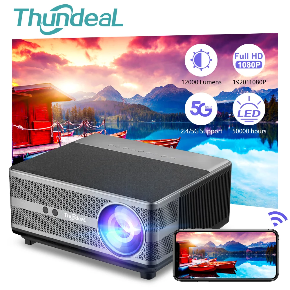 Фото Проектор ThundeaL TD98, 1080P, Wi-Fi, Full HD №1