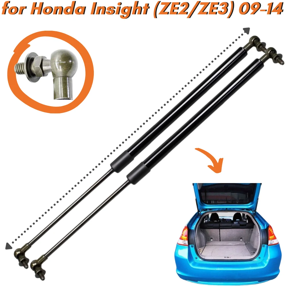 

Qty(2) Trunk Struts for Honda Insight (ZE2/ZE3) Hatchback 2009-2014 Lift Supports Gas Springs Tailgate Rear Boot Shock Absorbers