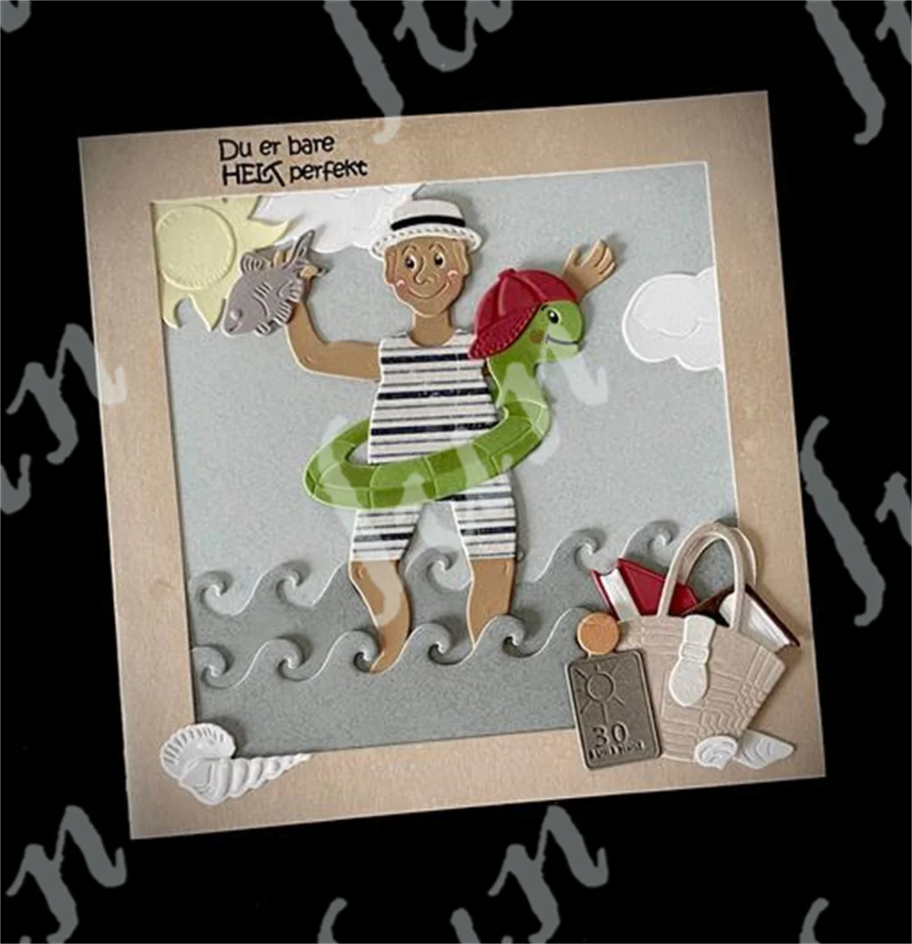 DIY Scrapbooking을위한 귀여운 배너 금속 절단 다이 부활절 달걀 공예 다이 컷 스텐실 사진 앨범 템플릿 수제 장식