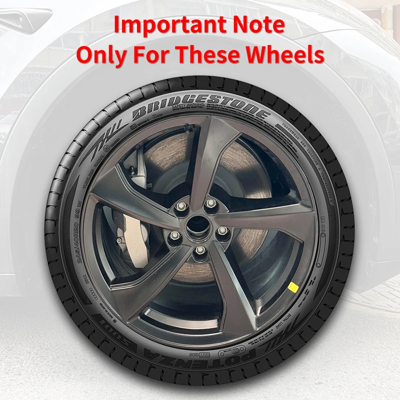 4PCS for New Model Y 2025 Juniper 19in Turbine StyleWheel Cover Performance Replacement Hubcap Full Rim Cover Accessorie 5