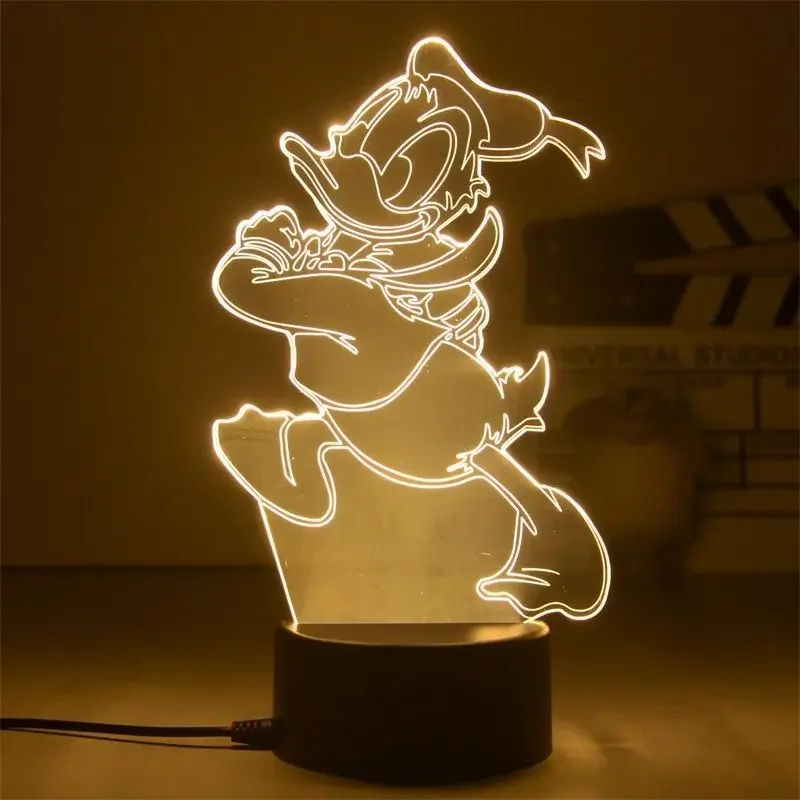 希少 Disney LED BIG ミニー ミッキー2体 3Dモチーフライト ディズニーミッキーナイトライト 3D ミニーマウスビジュアル LED