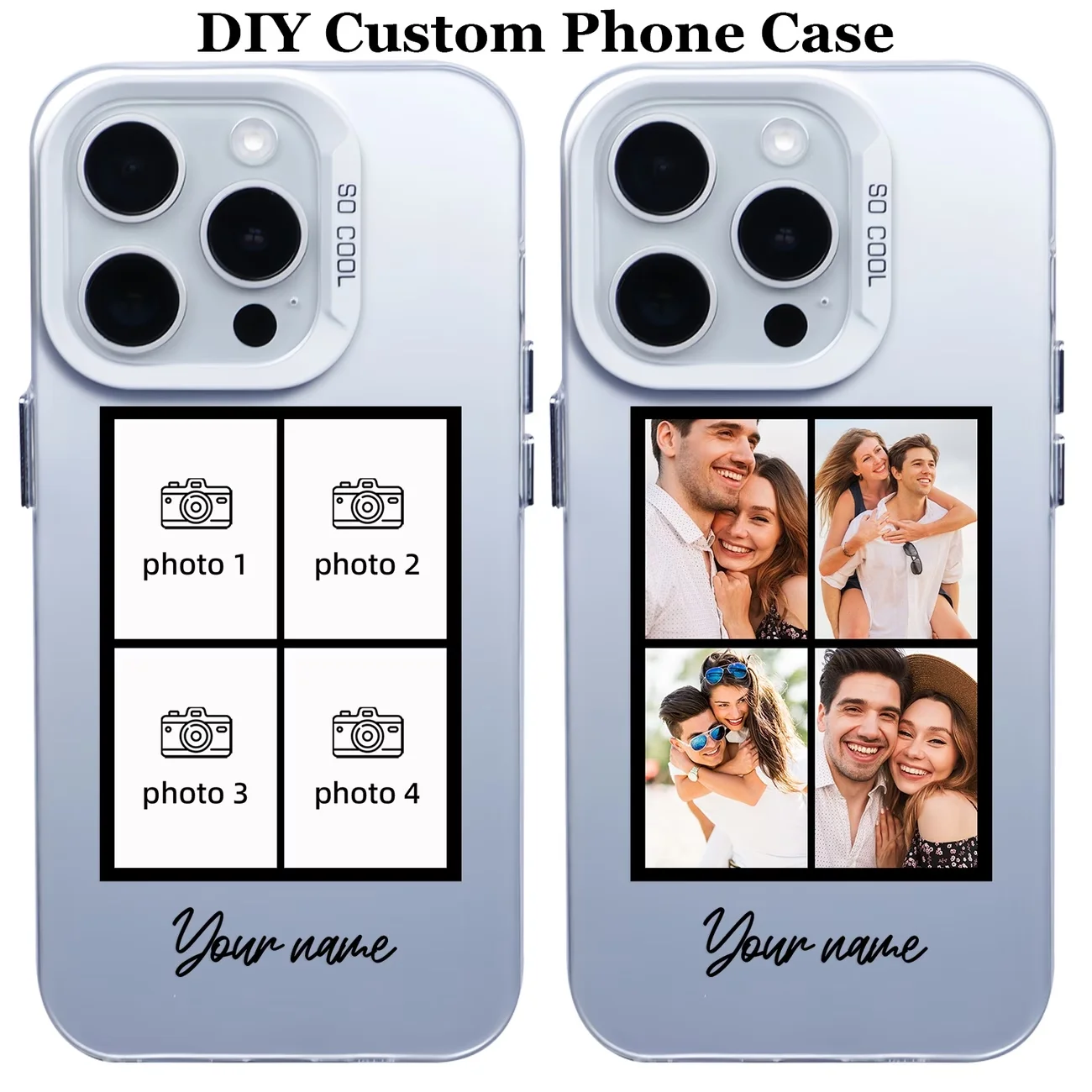 Personalized Custom Family & Couple Matte Phone Case