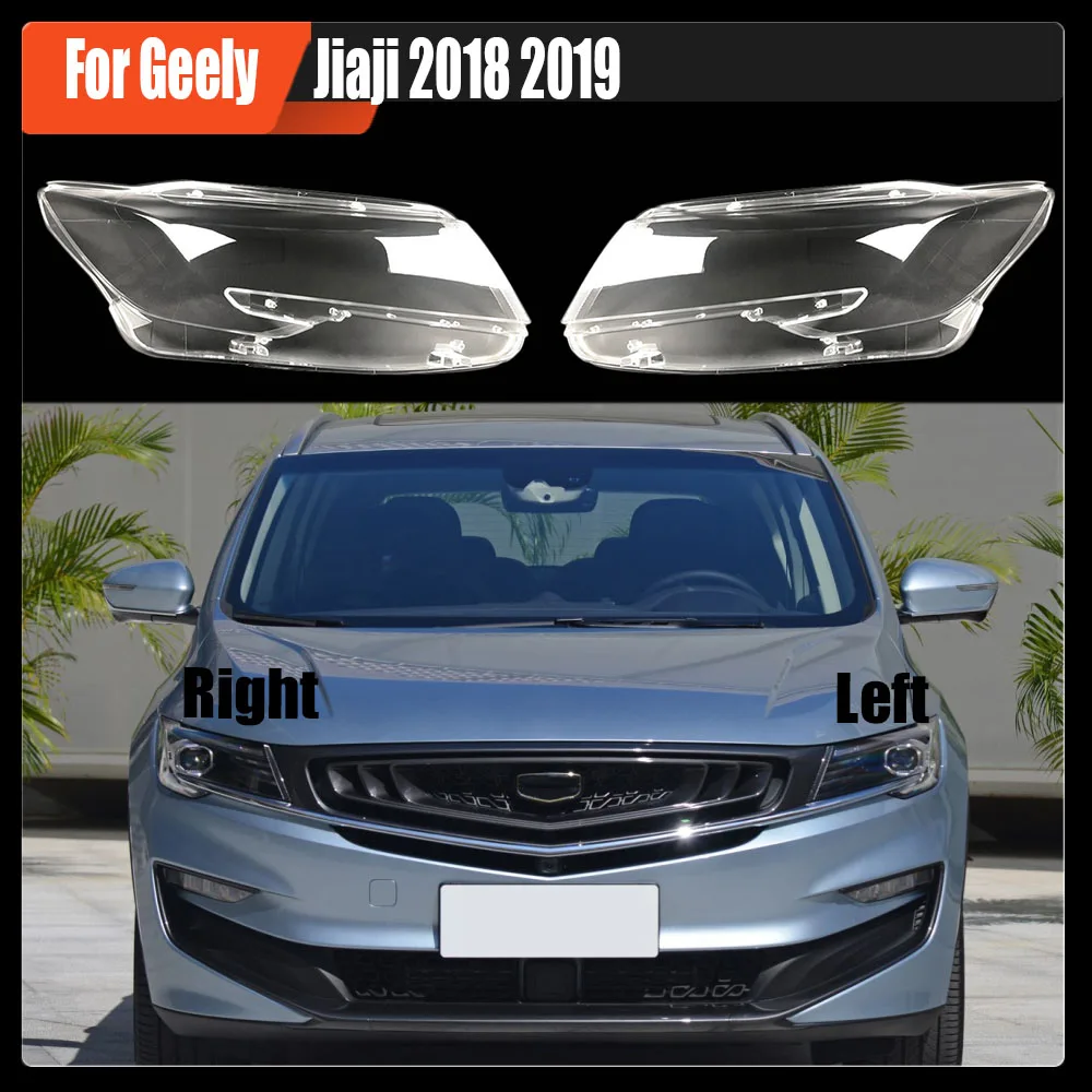 

For Geely Jiaji 2018 2019 Lamp Cover Headlamp Shell Transparent Lampshade Headlight Shade Lens Plexiglass