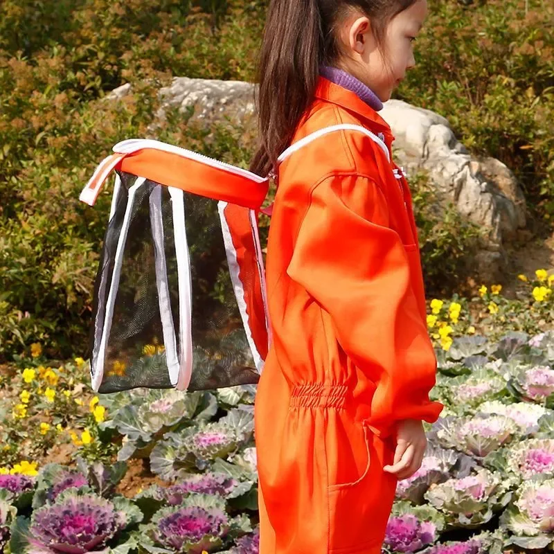 Kids Beekeeping Jumpsuit Child Anti Bee Clothing Cotton Breathable Full Body Beekeeping Professional Safe For Children Beekeeper