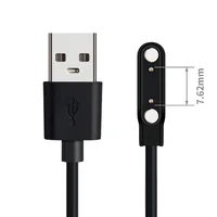Universal 2Pin 4mm 7.62mm 4Pin Strong Magnetic Charge Cable USB Charging Line Cord Black White for Smart Watches - Image 3