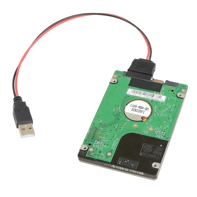 USB Male to 15Pin SATA Female Adapter Power Cable Cord 18AWG 30cm
