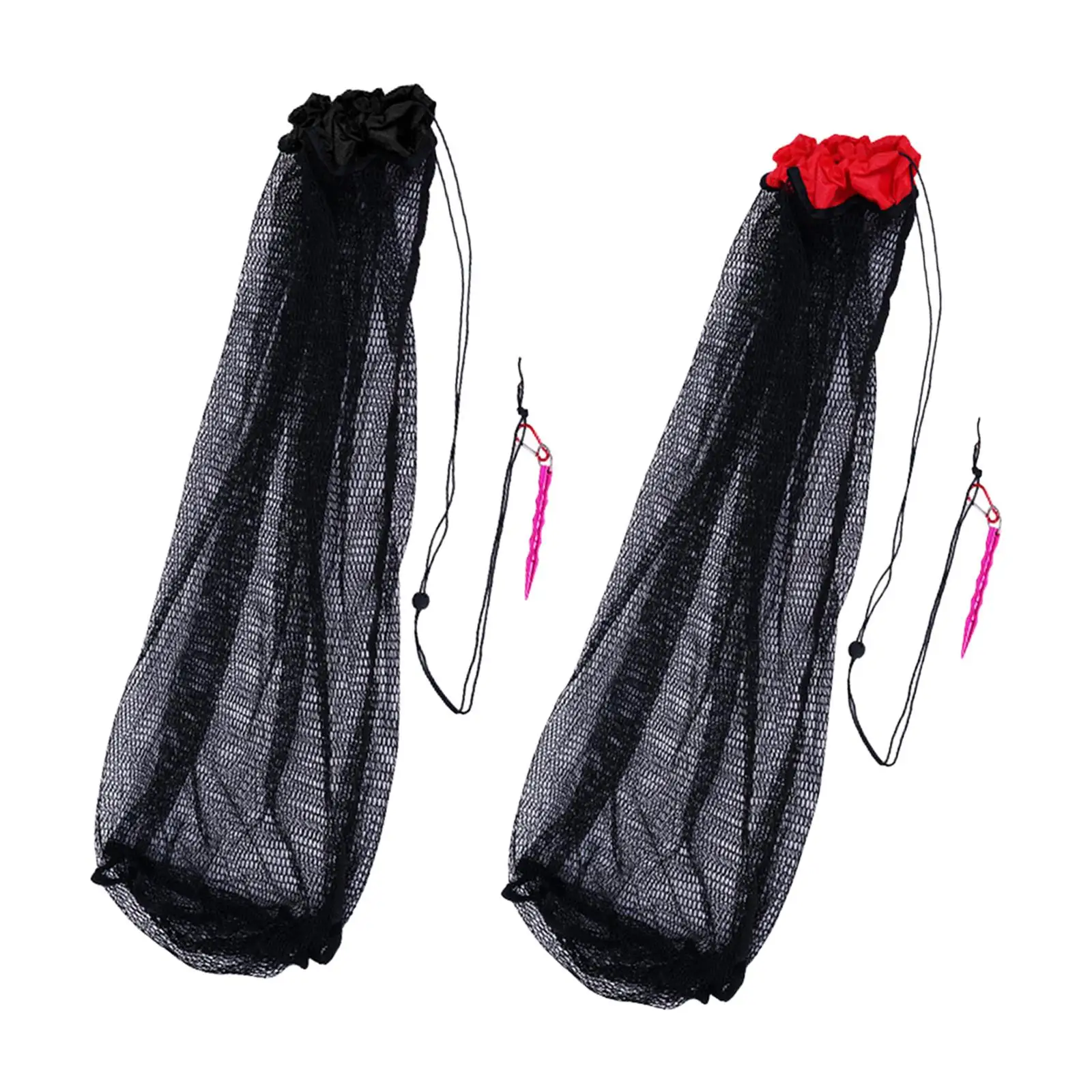 Fishing Net Bag Fishing Tool Fishing Fish Basket Drawstring Mesh Bait Bag