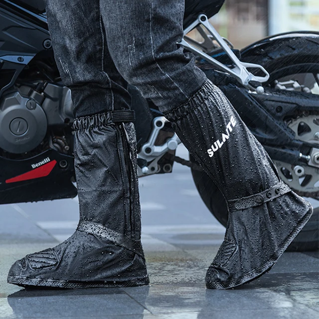 Couvre-chaussures imperméables réutilisables pour vélo, moto