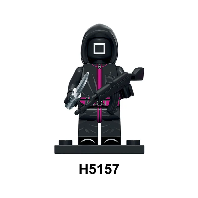 Hot Toys Squid Game Anime Cartoon Mini FiguresBricks Toy Dolls Building Blocks Assemble Toys Model Children Christmas Gifts - Bilde 6
