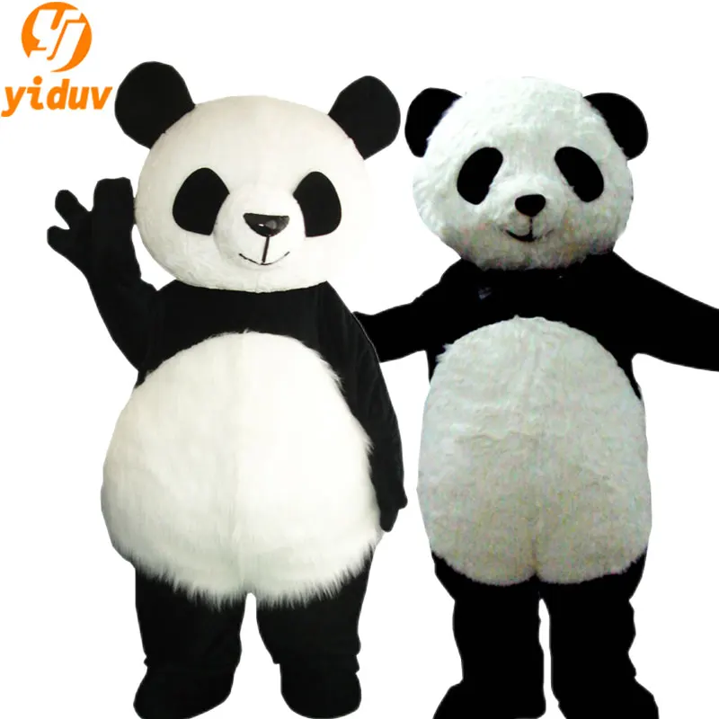 Mascot Costume Panda Cartoon Christmas