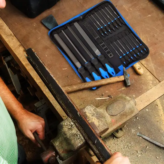 20Db Kézi Üveg Kőfém Tartós Kézműves Szerszám Gyémánt Faragó Táska Ékszerkészítés Tű Fájlkészlet Professzionális Hobbi - Image 2