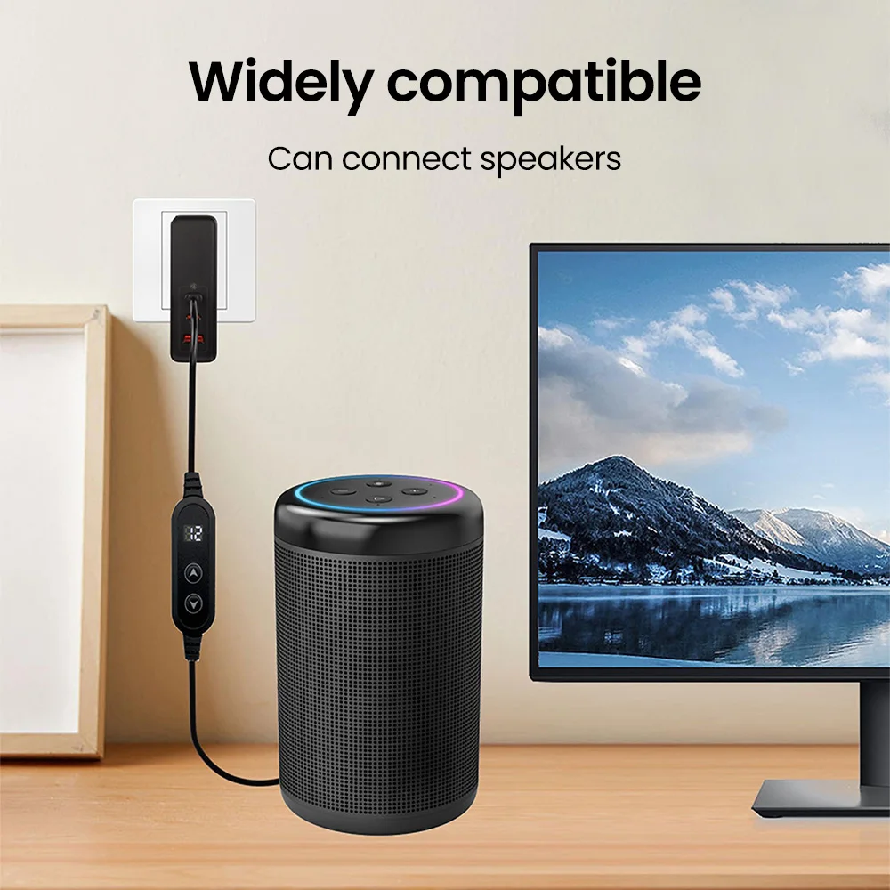 5V/9V/12V/15V/20V Booster Cable 8 Adapter Type C To DC Power Booster Line Wifi Router LED Smart Speaker Cable Jack Connector - 2