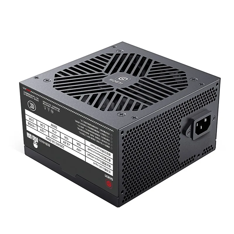 650W PC 전원 공급 장치 - 홍콩 CapXon + 솔리드 커패시터, DC-DC, 듀얼 크리스탈 포워드, 저소음 120mm 팬