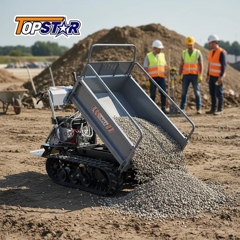 Mini-Dumper 700kg EURO 5 EPA Schnelle Lieferung Hochwertige Raupendumper Direkt vom Hersteller